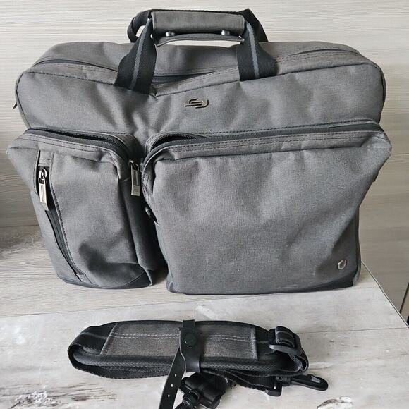 Solo New York Duane Urban Convertible Carrying Briefcase Backpack - 15.6" Laptop - Picture 1 of 16